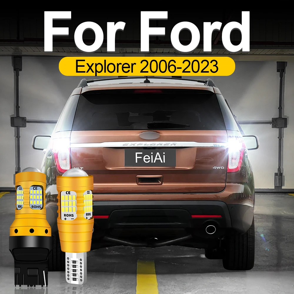 Luces LED de marcha atrás para Ford Explorer 2006-2023 2007 2008 2009 2010 2011 2012 2013 2014 2015 2016 2017 bombilla de respaldo lámpara de marcha atrás
