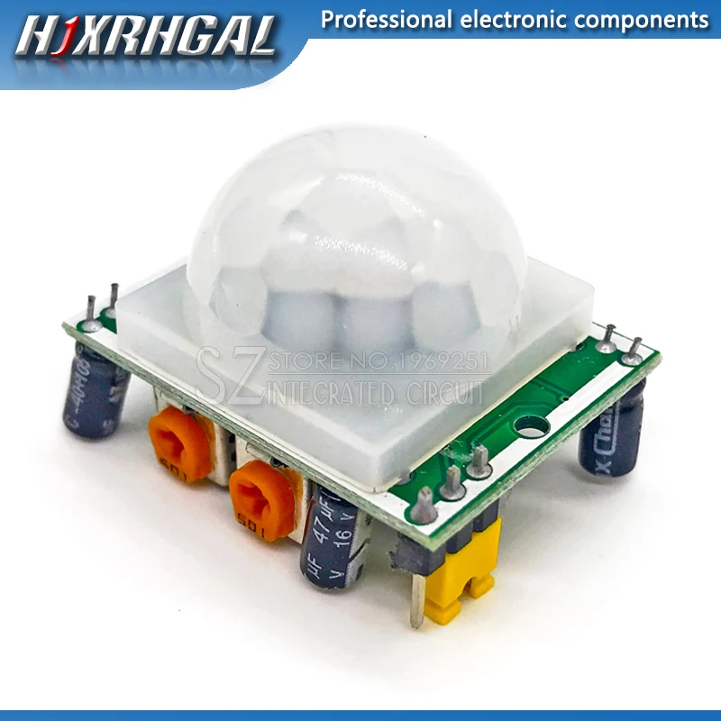 5pcs SR501 HC-SR501 Adjust IR Pyroelectric Infrared PIR module Motion Sensor Detector Module new hjxrhgal