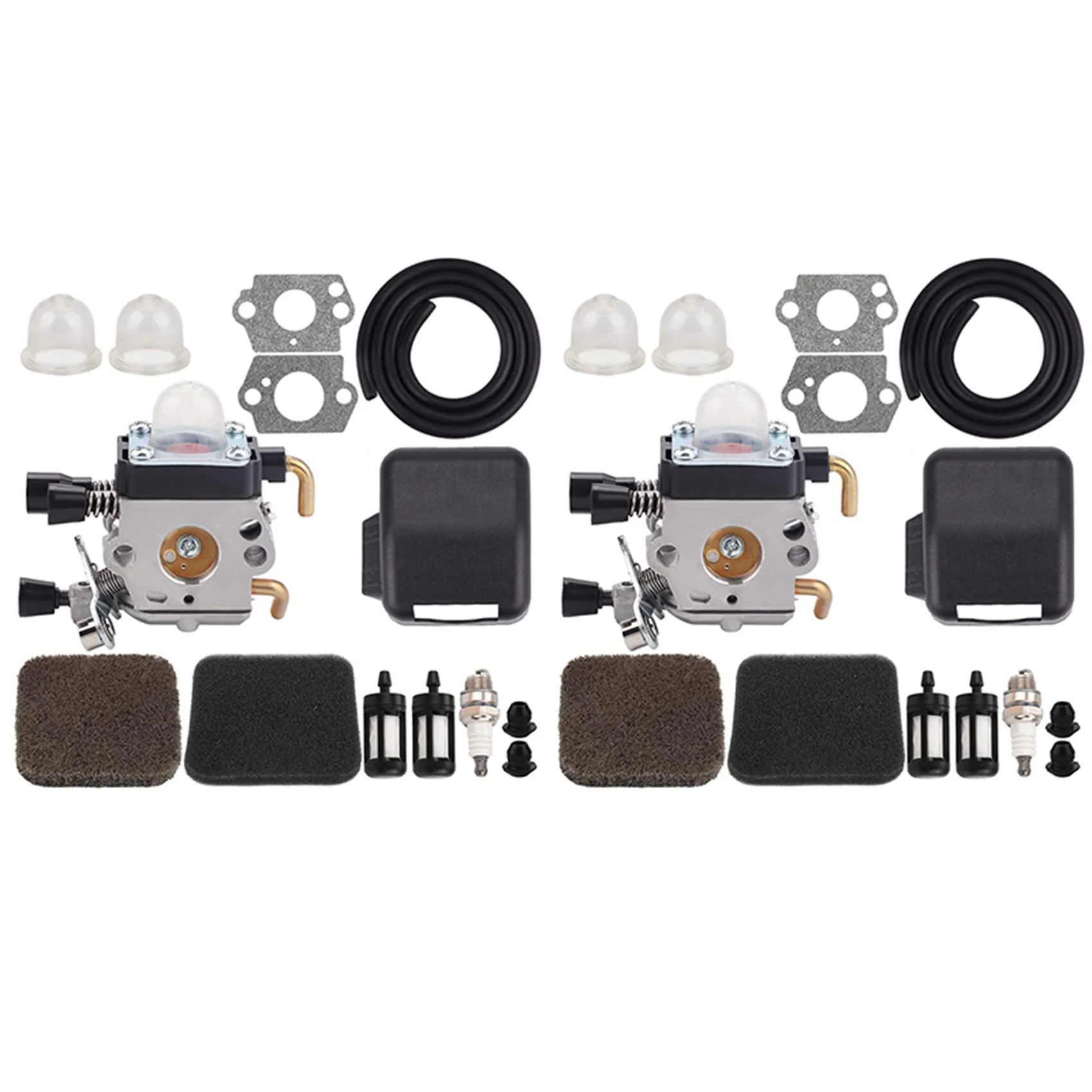 ABJN-2X FS85 Carburetor + Air Filter Cover For STIHL FS75 FS80 FS 85 KM80 KM85 FC75 String Trimmer Brush Cutter Tune Up Kits
