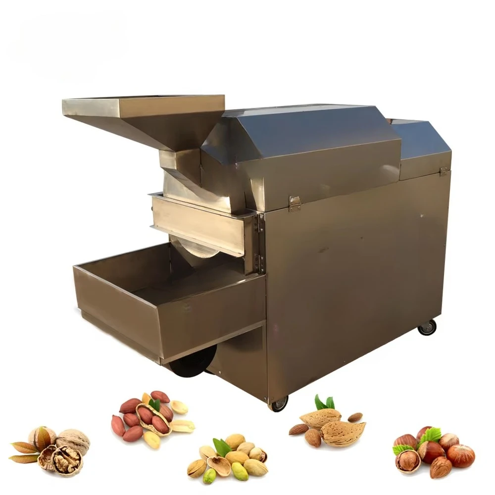Low-cost electrical durable small scale mini roller peanut nut roaster
