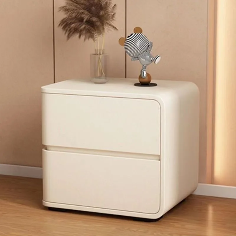bedside table, bedroom home installation solid wood bedroom bedside table, light luxury high-end locker free installation of new
