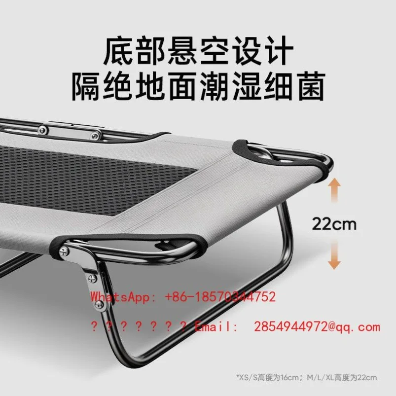 Kennel Camp Bed, All-season Sleeping Pad, Tear-resistant and Foldable Off The Ground, Small and Medium-sized Dog Sofa Bed