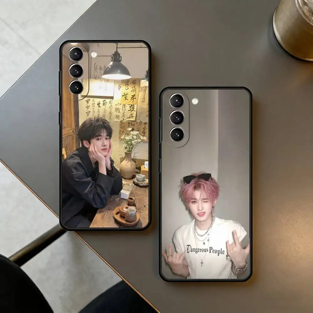 China Singer Ya Xuan Song Phone Case For Samsung S25,24,23,22,30,21,10,9,Ultra,Plus,Lite,FE,4,5 G Soft Black Case