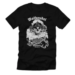 WWII German Naval Skull Saw Fish Swordfish Wolf Pack Submarine T-Shirt 100% Cotton O-Neck Summer Short Sleeve Mens T-shirt