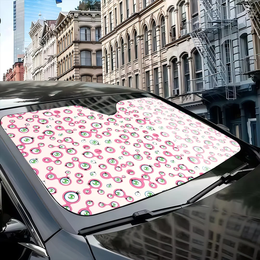 فاخر-كاي كاي-فاخر- كيكي ستائر ظلة السيارة الزجاج الأمامي المضادة للأشعة فوق البنفسجية حماية الجبهة الشمس الظل التبريد حامي #4