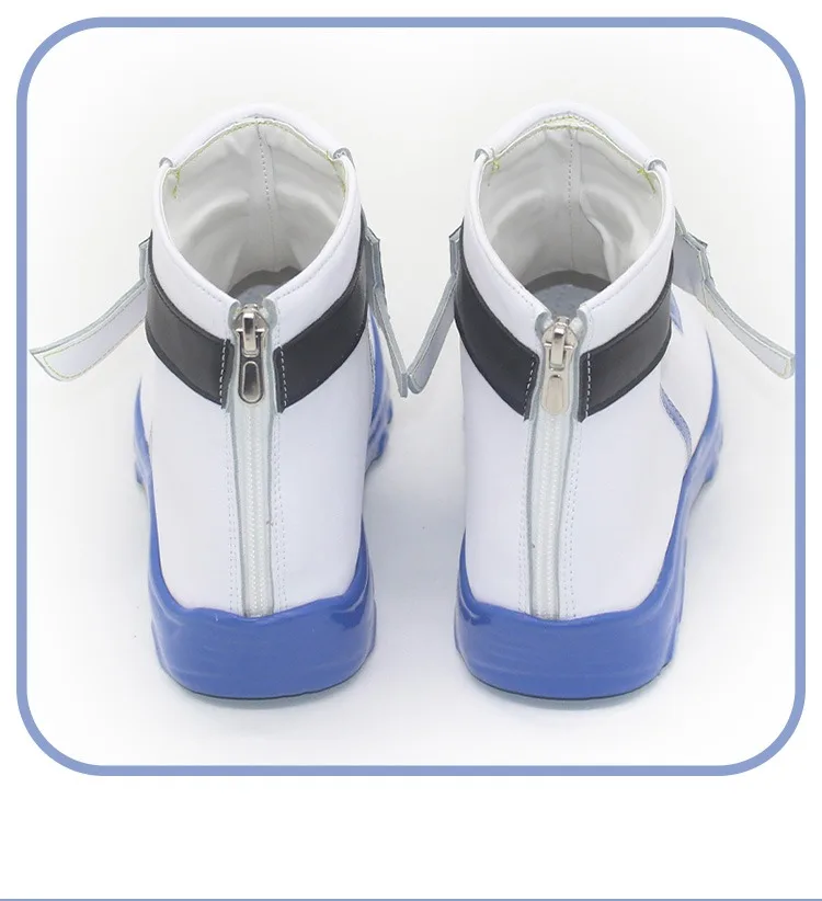 أحذية فووا التأثيرية إكسسوارات أنيمي Vtiber كوسبلاي الدعائم PU أحذية من الجلد أحذية كرنفال الهالوين مصنوعة حسب الطلب