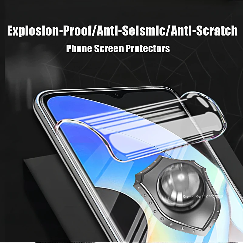 4-1pcs for Realme 11 10 10S 10T Pro Plus Pro+ 5G Screen Protectors Soft Hydrogel Film for Realme C55 C35 C53 C33 2023 C31 Safety