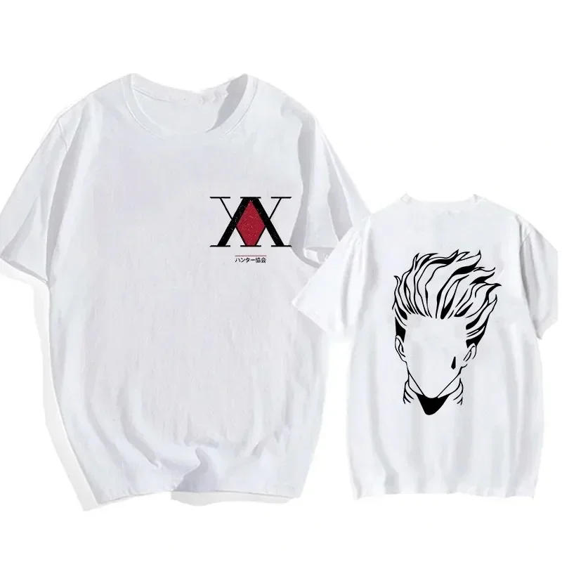 Funny Cartoon Manga Hisoka Kawaii Hunter X Hunter T Shirt Killua Zoldyck Anime T-shirt Kurapika HxH Devil Eye Tshirt Sports Tee