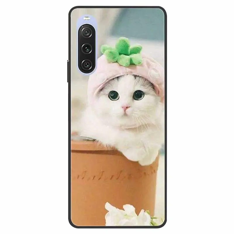 Case for Sony Xperia 10 / 10 II / 10 III / 10 IV Cover Marble silicon Soft TPU Back Cover For Sony Xperia 10 IV 5G Phone Cases