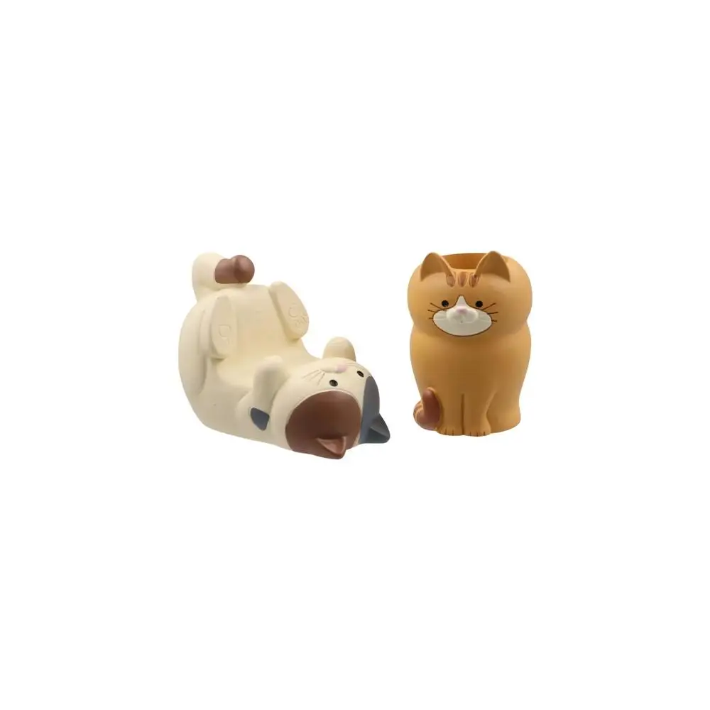 

Resin Craft Cat Phone Holder Cat Support Desktop Stand Glasses Mobile Phone Pen Holder Cartoon Animal Toy Figures