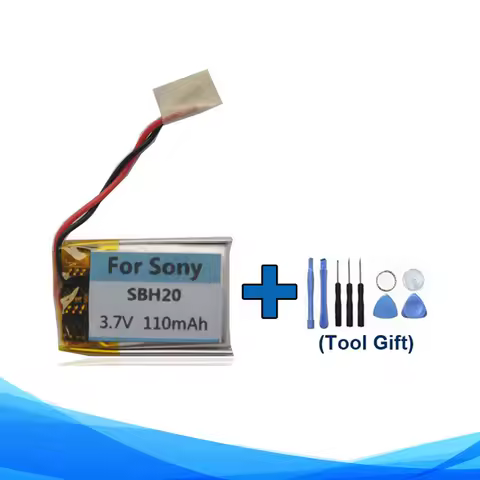Tools Gift + 110mAh AHB441623 Battery For Sony SBH20 SBH-20 SBH56 Bluetooth Headphone Headset Batterie Accumulator AKKU