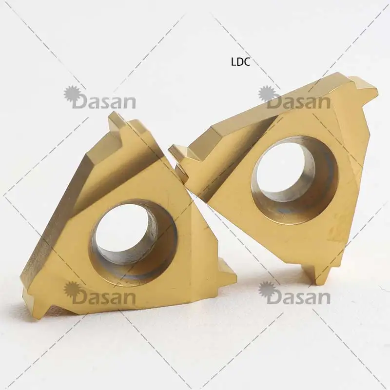 Deskar الموضوع تحول شفرة لأدوات مخرطة باستخدام الحاسب الآلي ، إدراج كربيد ، الأصلي ، 16ER 1.5TR 2.0TR 3.0TR LDA 16IR LDC ، 10 قطعة