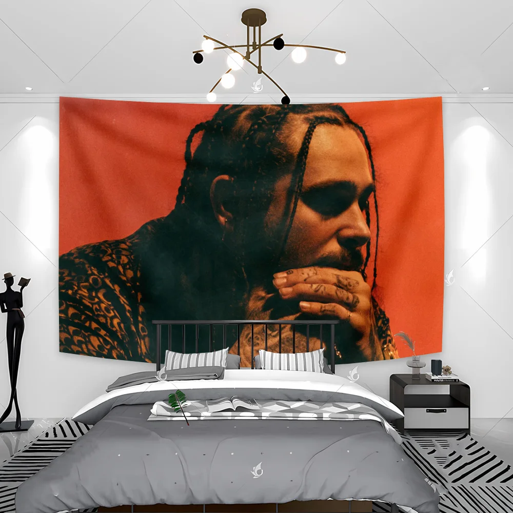 Stoney Post Malone Cover Wall Tapestry Hanging Tarot Hippie Wall Rugs Dorm Wall Hanging Flags Wall Accessories - zdjęcie 1