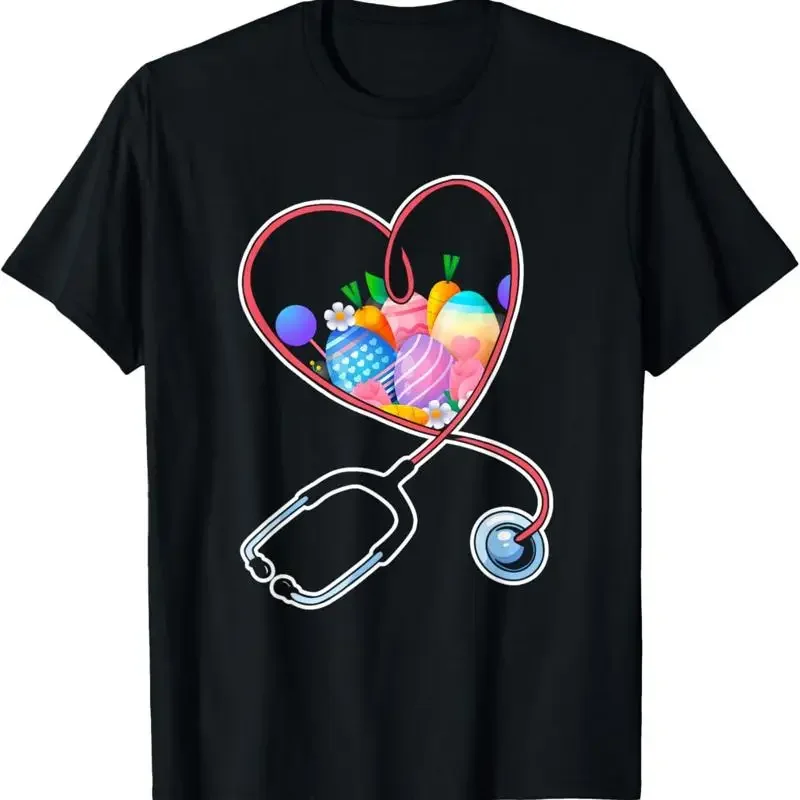 Easter Bunny Stethoscope Medical Tools Physicians T Shirt