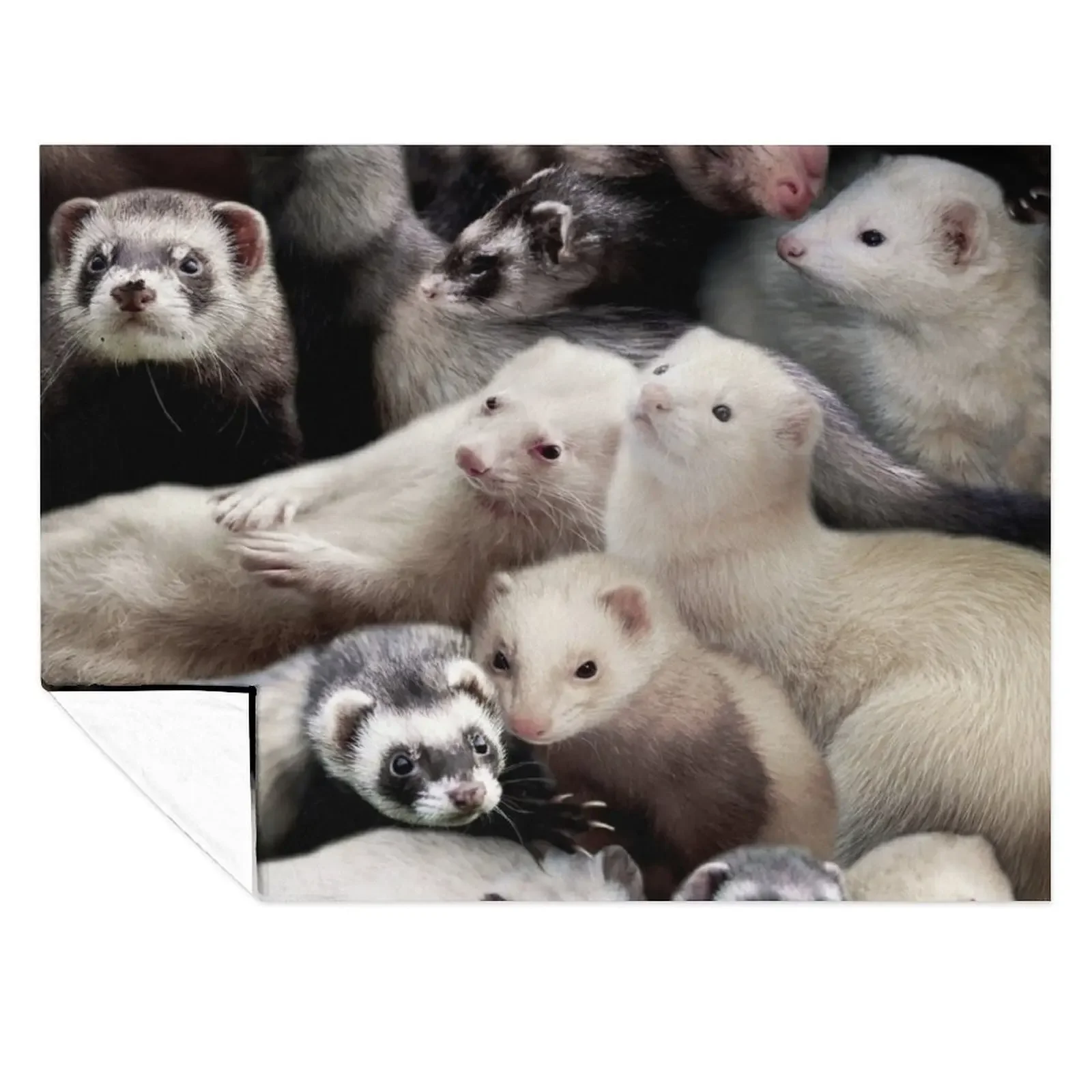 

Ferrets Throw Blanket Furry cosplay anime Camping blankets and throws Blankets