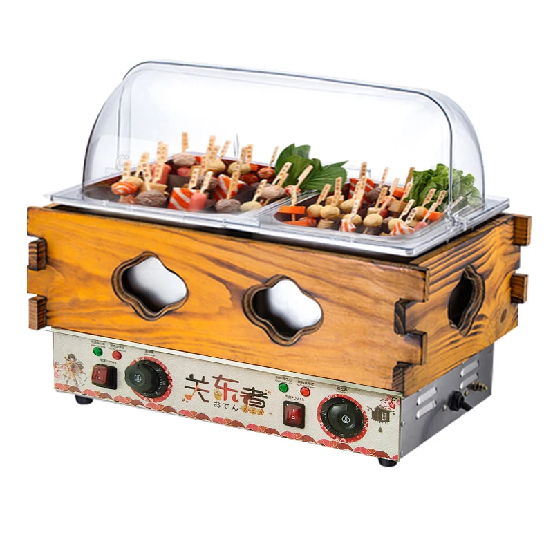 

Oden cooking machine stall household lattice single and double cylinder Malatang equipment skewer incense noodle cooking stove