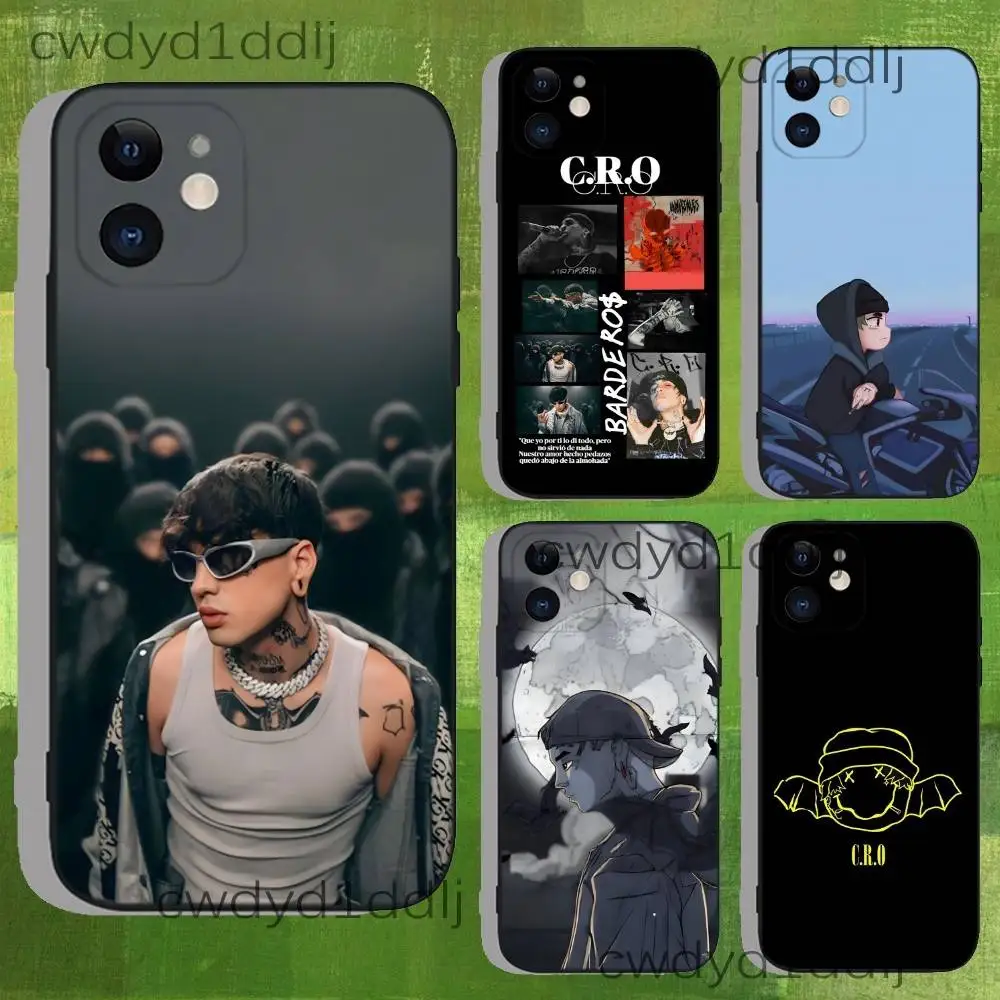 

C.R.O Rock Malos Cantores Phone Case For 15,16,17,13,14,11,12,Pro,Max,Plus,E,Air,Mini Shockproof Silicone Soft Cover
