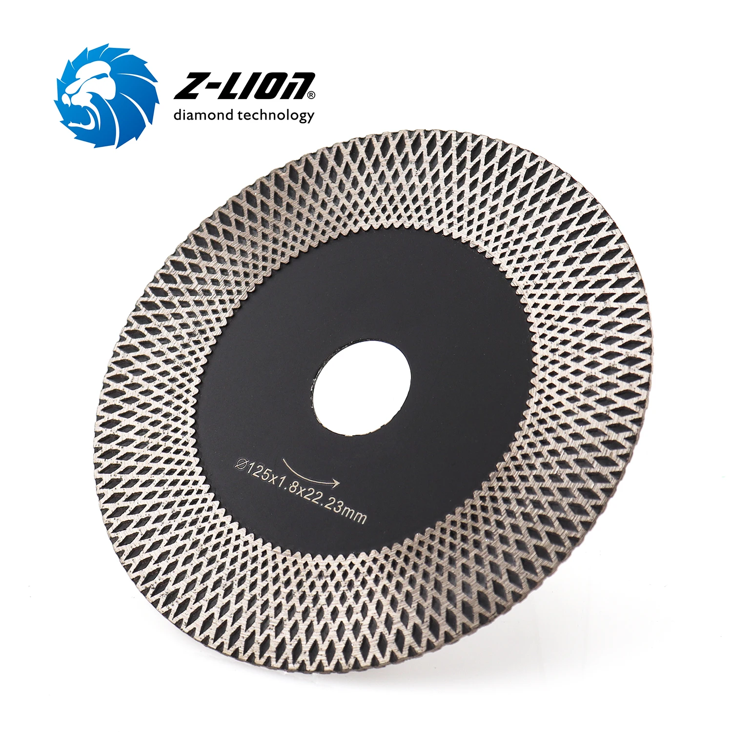 Z-LION 1pc 115mm/125mm Diamond Cutting Disc Dry Diamond Circular Saw Blade For Tile Ceramic Marble