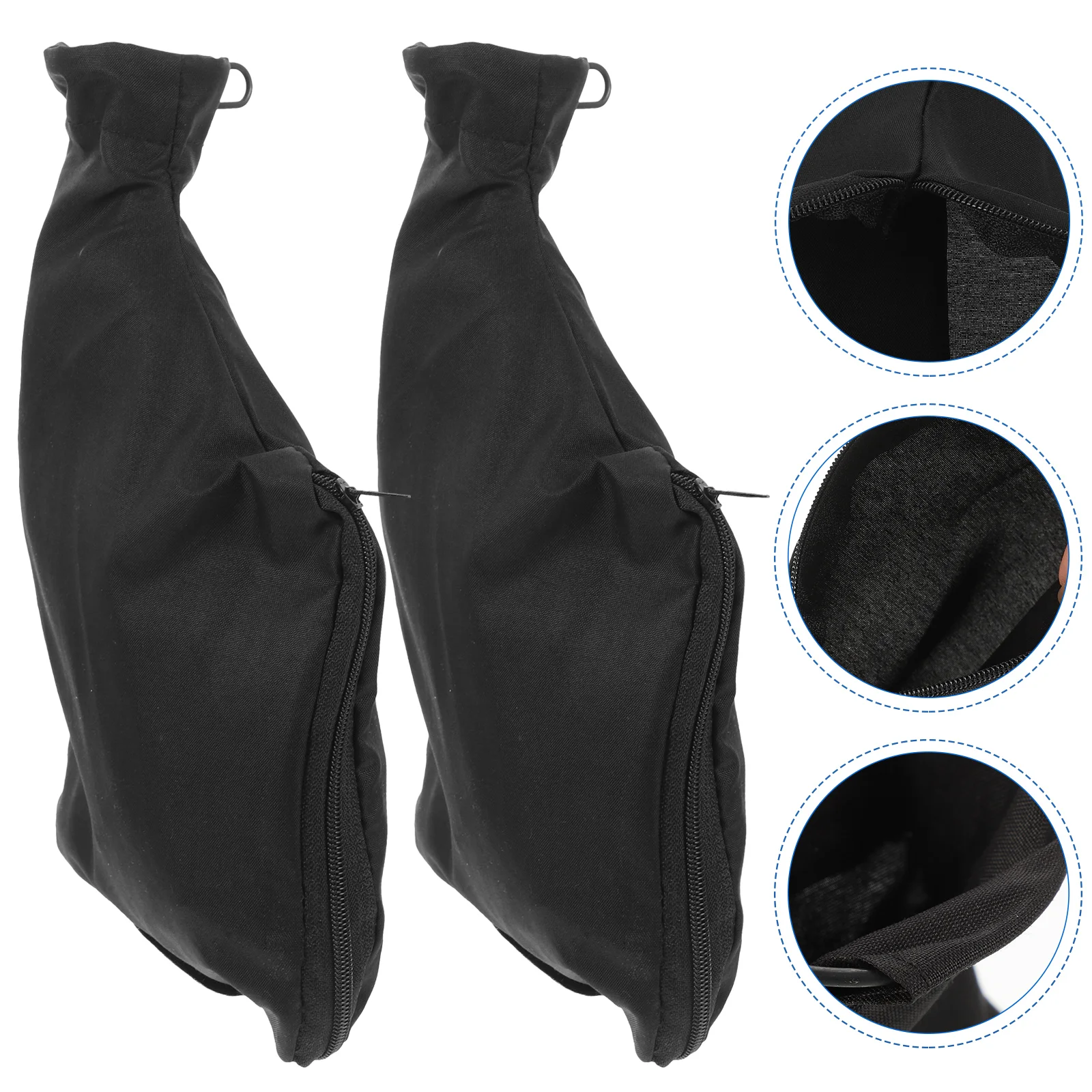 

2 Pcs Saw Aluminum Machine Dust Bag Bags for Cleaner Large Capacity Cleanser Sander Sawing Replacement Planer