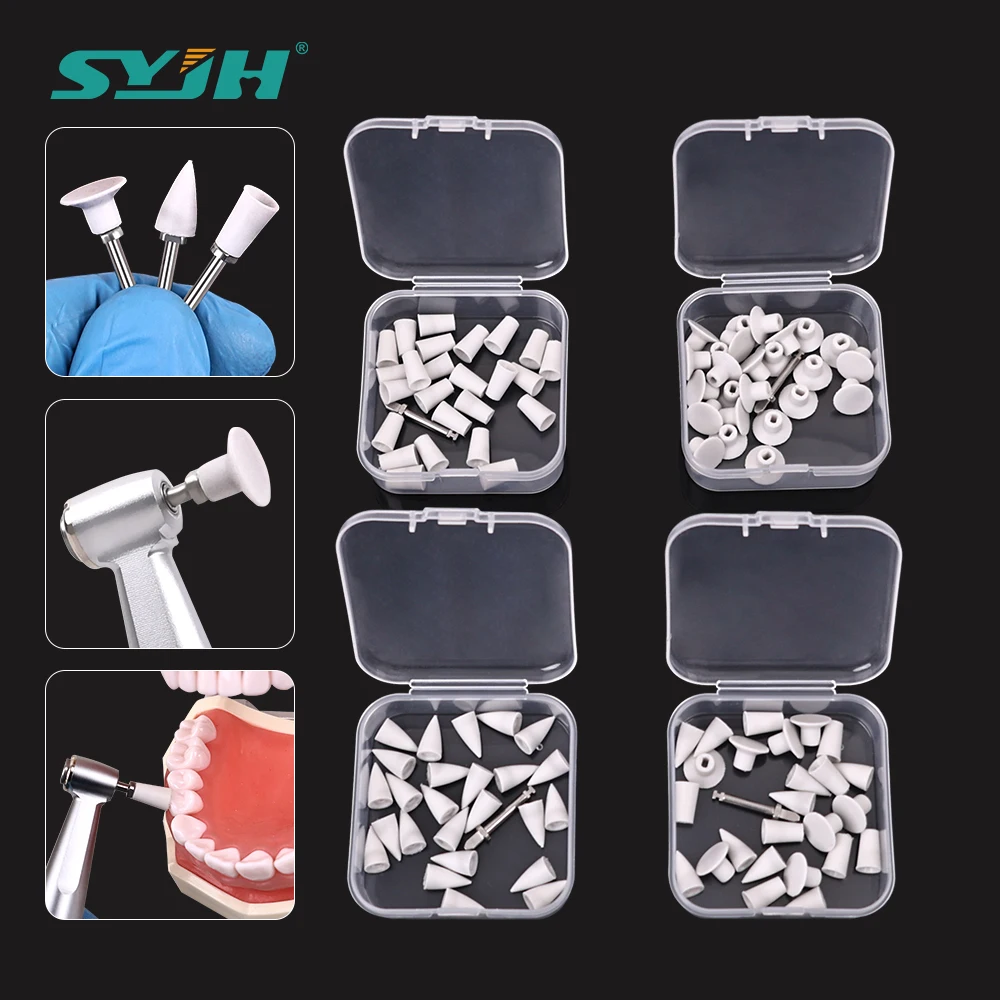 

CA 25 шт./упак. 2,35 мм Инвертированные конические полировальные насадки для стоматологического композита, силиконовые с оксидом алюминия, для финишной полировки