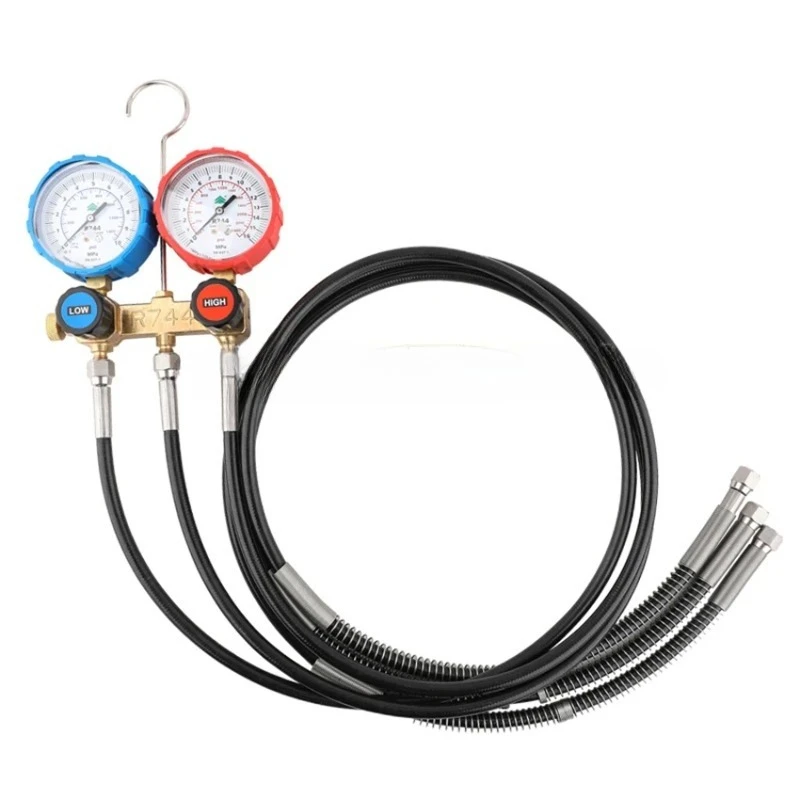 HS-R744 CO2 Refrigerant Snow Fluorination Test Manifold for CO2 Fluorination Work