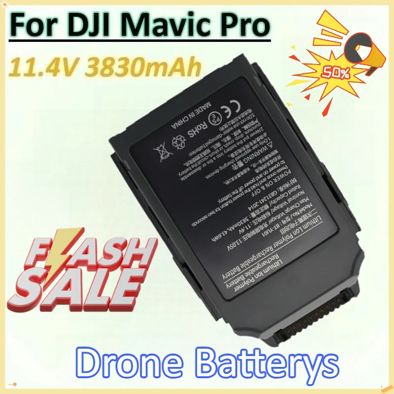 

Rechargeable Battery 11.4V 3830mAh Battery for DJI Mavic Pro Platinum FPV Quadcopter RC Drone 3S Intelligent Spare Flight