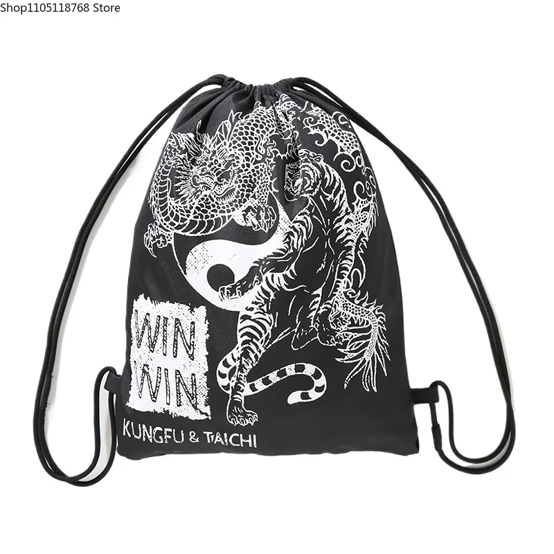 

Kids Taekwondo Bag Sports Backpack Martial Arts Sanda Training Taoist Uniform Shoe Storage Bag