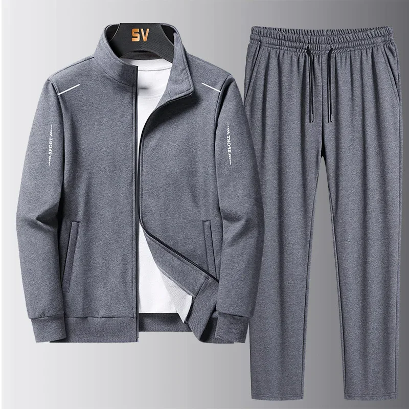 2024 New Men\'s Running Suit Long Sleeve Pants Suit Sports Suit Men\'s and Youth Casual Sportswear Suit Men Clothes Tracksuit Men