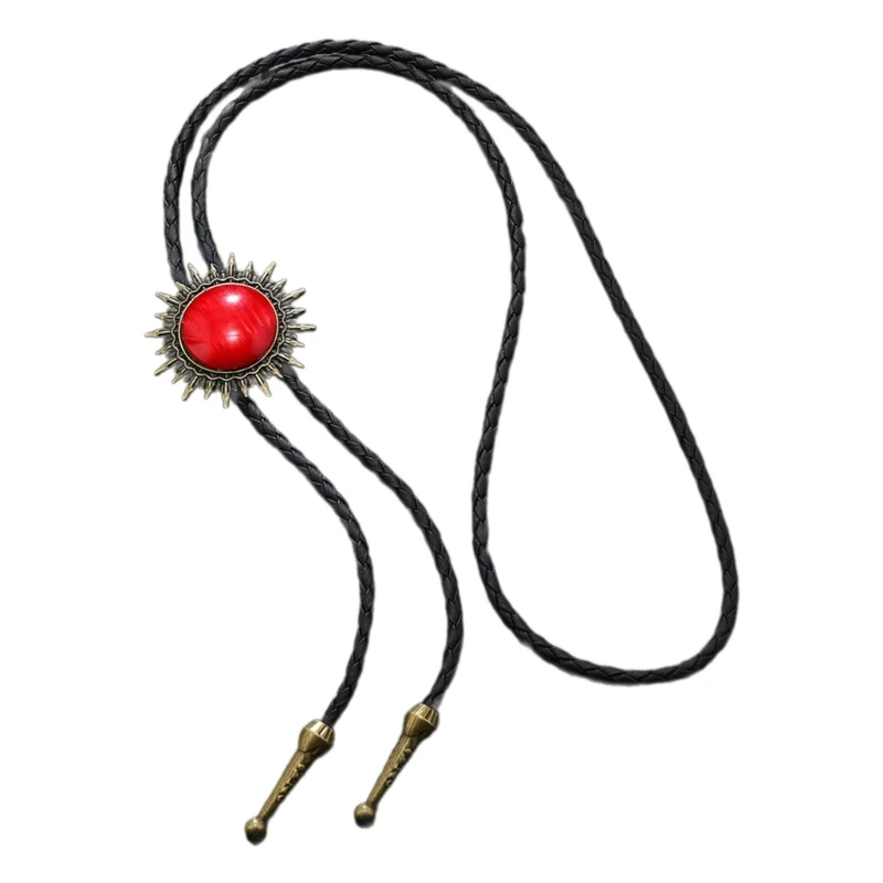 Bolo Tie for Man Teen Creative Western Cowgirl Sweater Shirt Decors Necktie