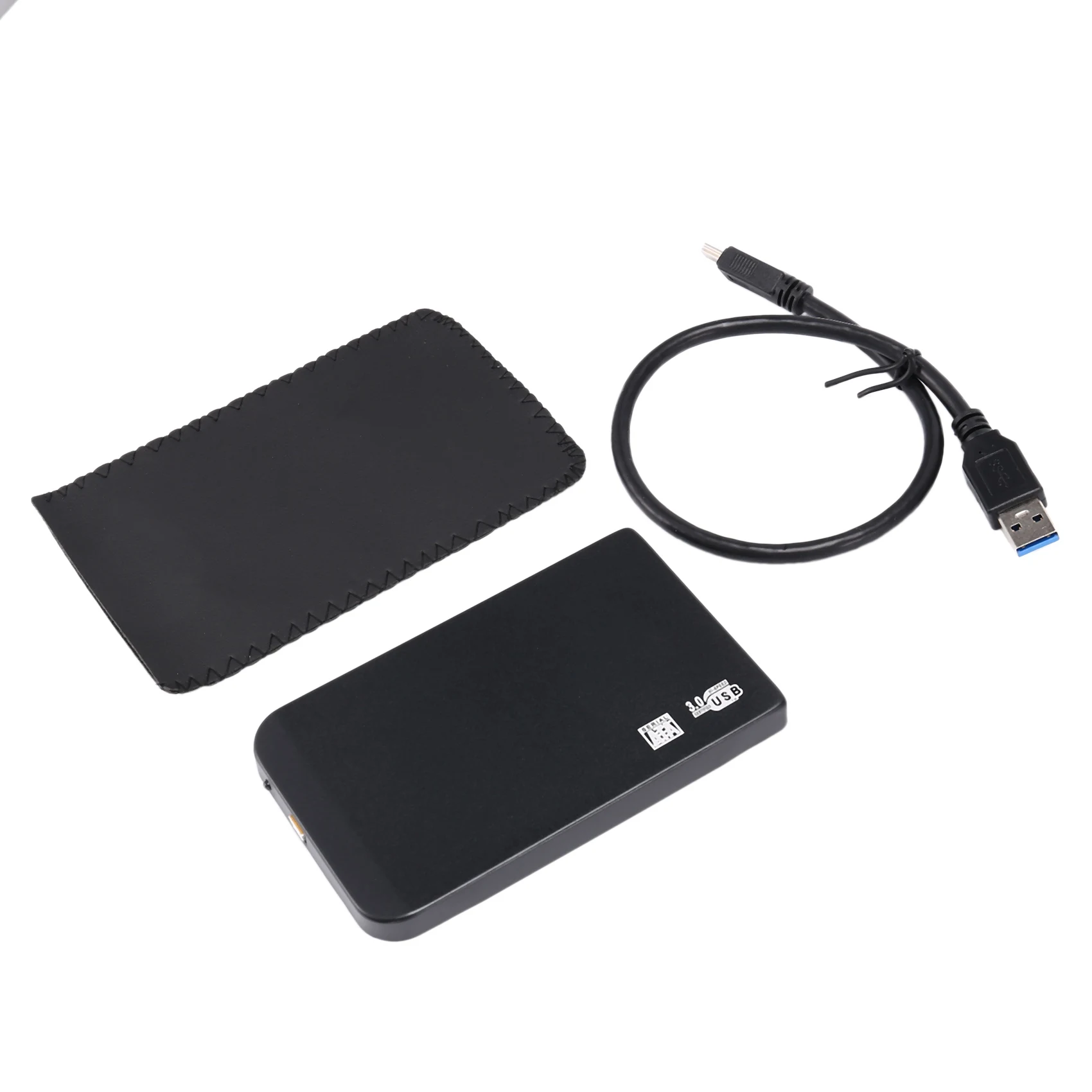 Ultradünnes Festplattengehäuse SATA zu USB 3.0 SSD-Adapter Festplattengehäuse Externes Festplattengehäuse für 2,5 Zoll HDD SSD