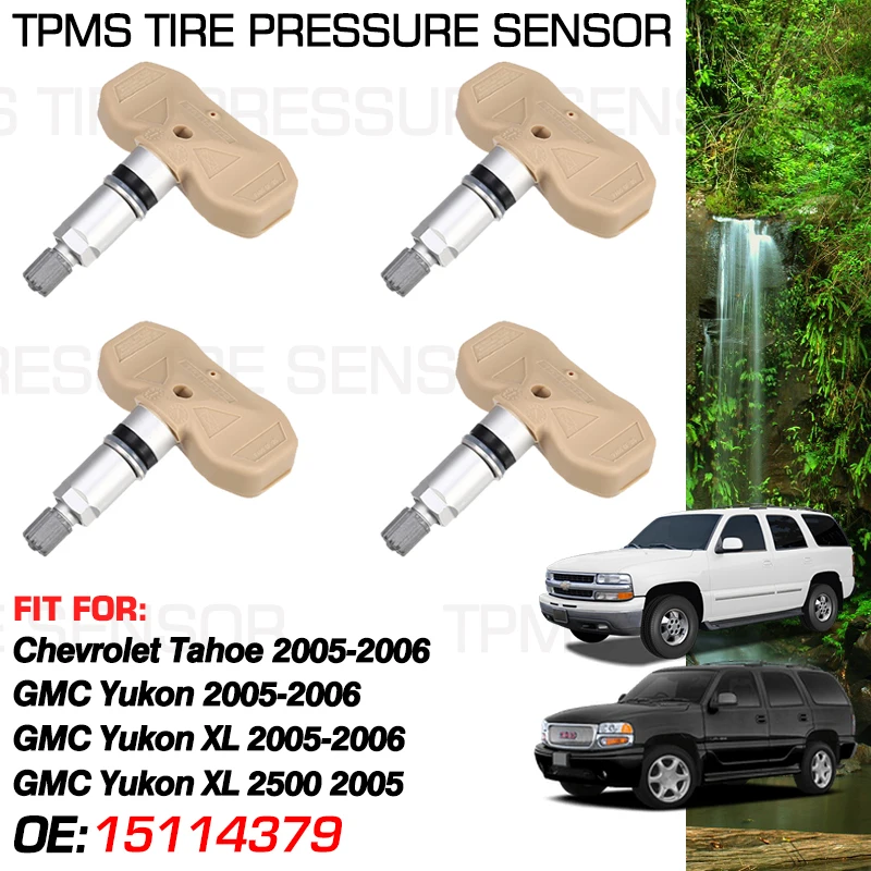 315MHz For Chevrolet Tahoe Sonora GMT800 GMC Yukon XL 2500 SLE 2005 2006 Accessories Tire Pressure Monitor 15114379 42607-06060