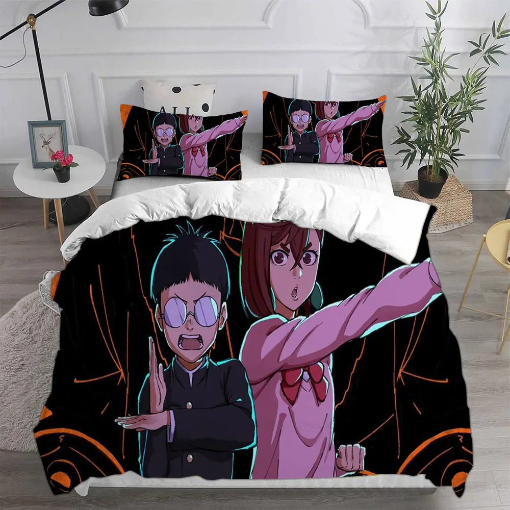 

New Anime DAN DA DAN Cartoon Printed Bedding Sets Exquisite Bed Supplies Set Duvet Cover Bed Comforter Set Luxury Birthday Gift