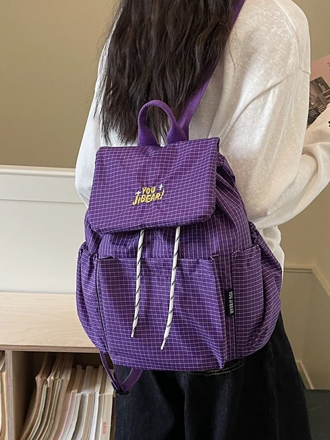 lightweight-compact-women's-travel-backpack-soft-handle-multi-compartment-foldable-shoulder-bag-with-phone-and-laptop-slot