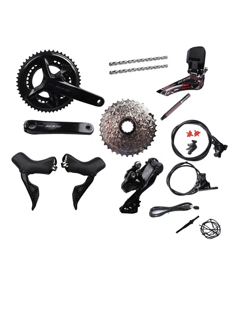 AliExpress Shimano 105 Di2 R7170 R7100 2x12Speed Crank 170mm/172.5mm R7150 Rear Derailleur R7100 11-36T/11-34T Cassette Road Bike Groupset