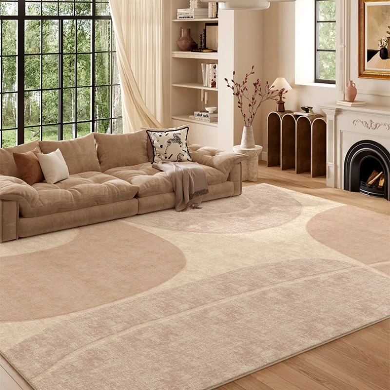 Cream Style Carpets for Living Room Thick Plush Lounge Floor Mat Large Area Bedroom Decor Anti-slip Carpet Fluffy Soft Study Rug