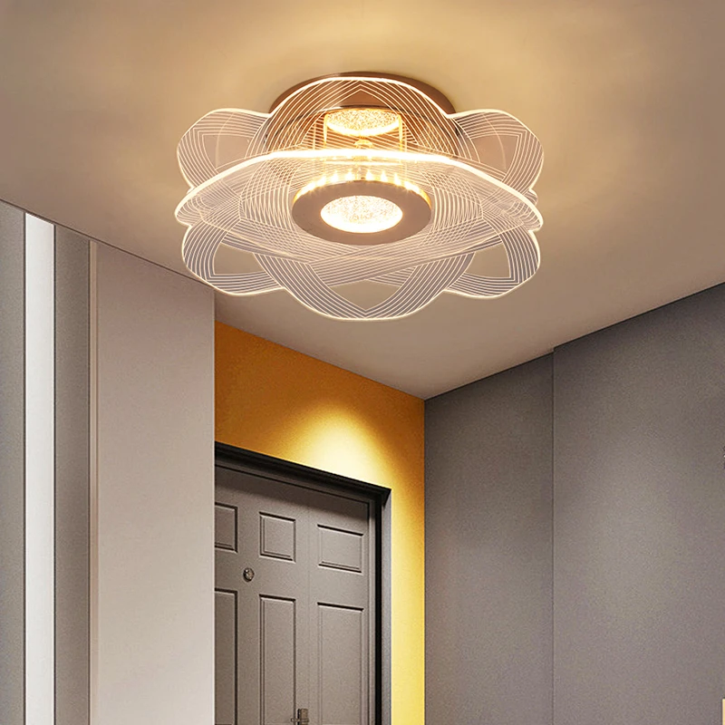 

Modern Acrylic LED Ceiling Lamps Home Decora Entrance Balcony Corridor Pendant Light for Bedroom Bloakroom Lighting Fixtures