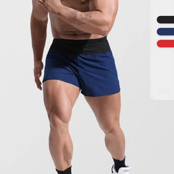 Thin running quick drying sports shorts basketball fitness marathon training cropped pants gym shorts