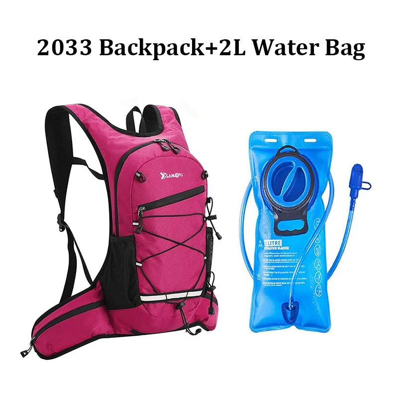 3L Cycling Water Bag Backpack Set Outdoor Hydration Rucksack Hiking Climbing Running Sports Drinking Water Bladder Knapsack