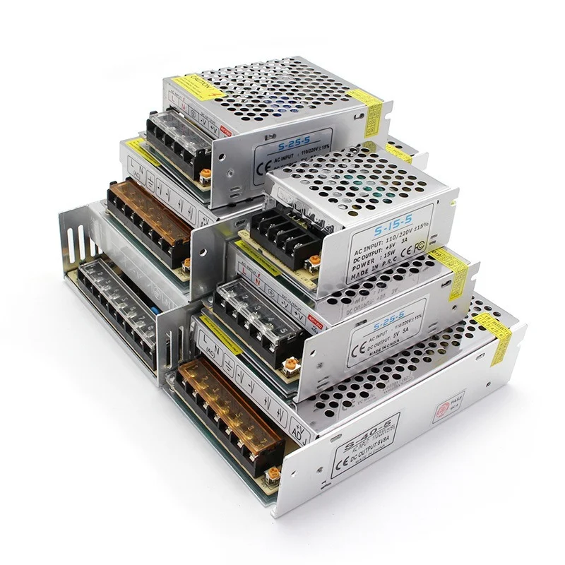 AC DC Fuente alimentacion 12V 5V 24V 3V 9V 15V 18V 36V 48V transformador de 220v 12v fuente 12v 5V 24V