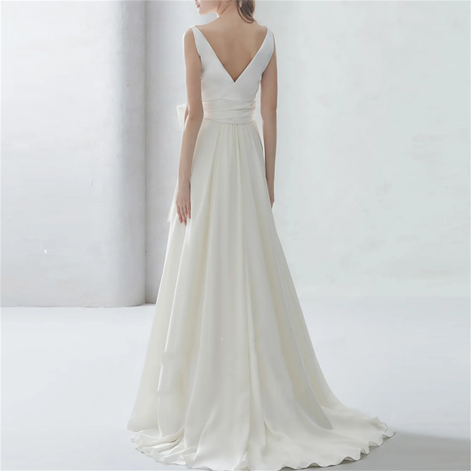 Backless Bride Dress Wedding 2023 Temperament Cheap Casual Womens Dresses Plus Size Wedding Dress Woman Women's Elegant Dresses