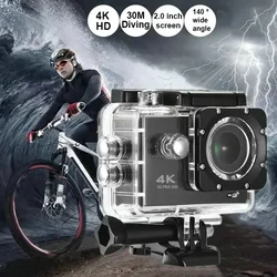 Waterproof And Anti Shaking Motorcycle Wifi Camera For Cycling Bicycle Helmet 4k High-Definition Diving Sports Camera