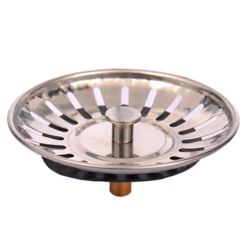 

High Quality Stainless Steel Kitchen sink Strainer Stopper Waste Plug Sink Filter filtre lavabo bathroom hair catcher