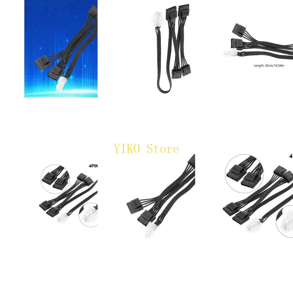 

K32C для линии GPU модульного кабеля Headex Molex 4pin D Тип до 9PIN Power