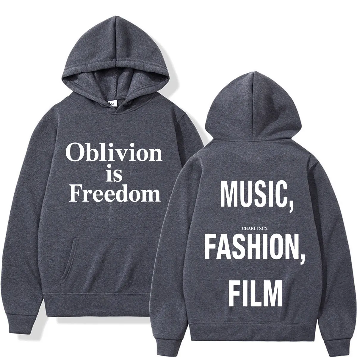 CHARLI XCX Album Musik, Mode, Film Tour 2026 Print Hoodie Herren Damen Mode Pullover Lässiger Hip-Hop Sweatshirt Fan Geschenke – Detail 3