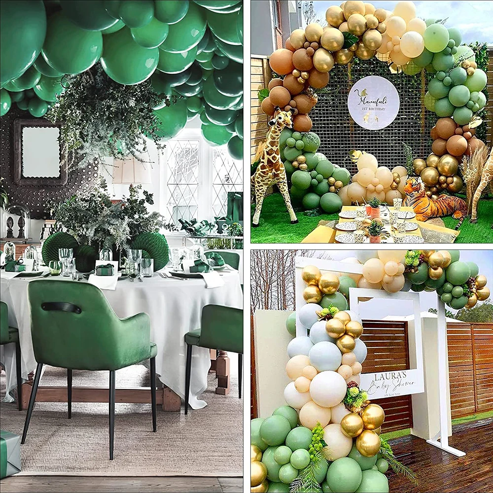 Kit Decorazioni Compleanno Bohémien – Verde Salvia E Rosa Cipria – Palloncini, Striscione, Tenda Frange E Topper Per Torta