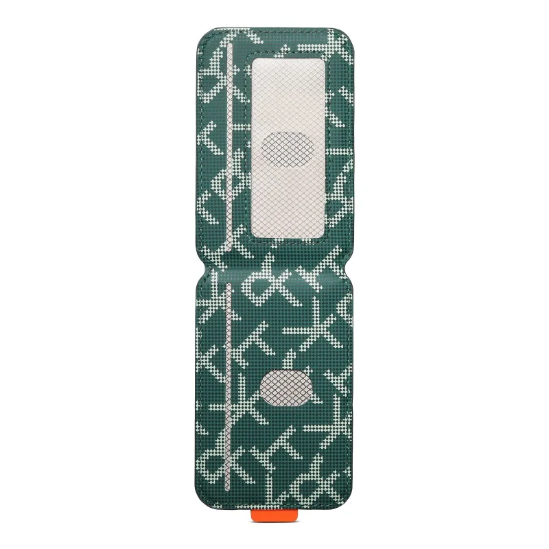 Luxuriöses Camo-Muster Kunstleder für MagSafe Kartenhalter mit Ständer für iPhone Samsung Serie RFID Anti-Skimming Geldbörse – Detail 12