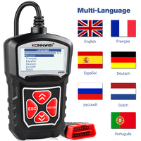 KONNWEI KW309 Obd2 Scanner for Auto Obd 2 Car Diagnostic Tool 2025 Automotive Scanner Car Tools Odb2 PK Elm327