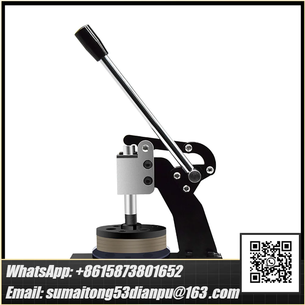 Hand Press Round Sampler Manual Diameter 112MM Circle Sampling Cutter Film Paper Cloth Sampling Cutting Machine 100CM2