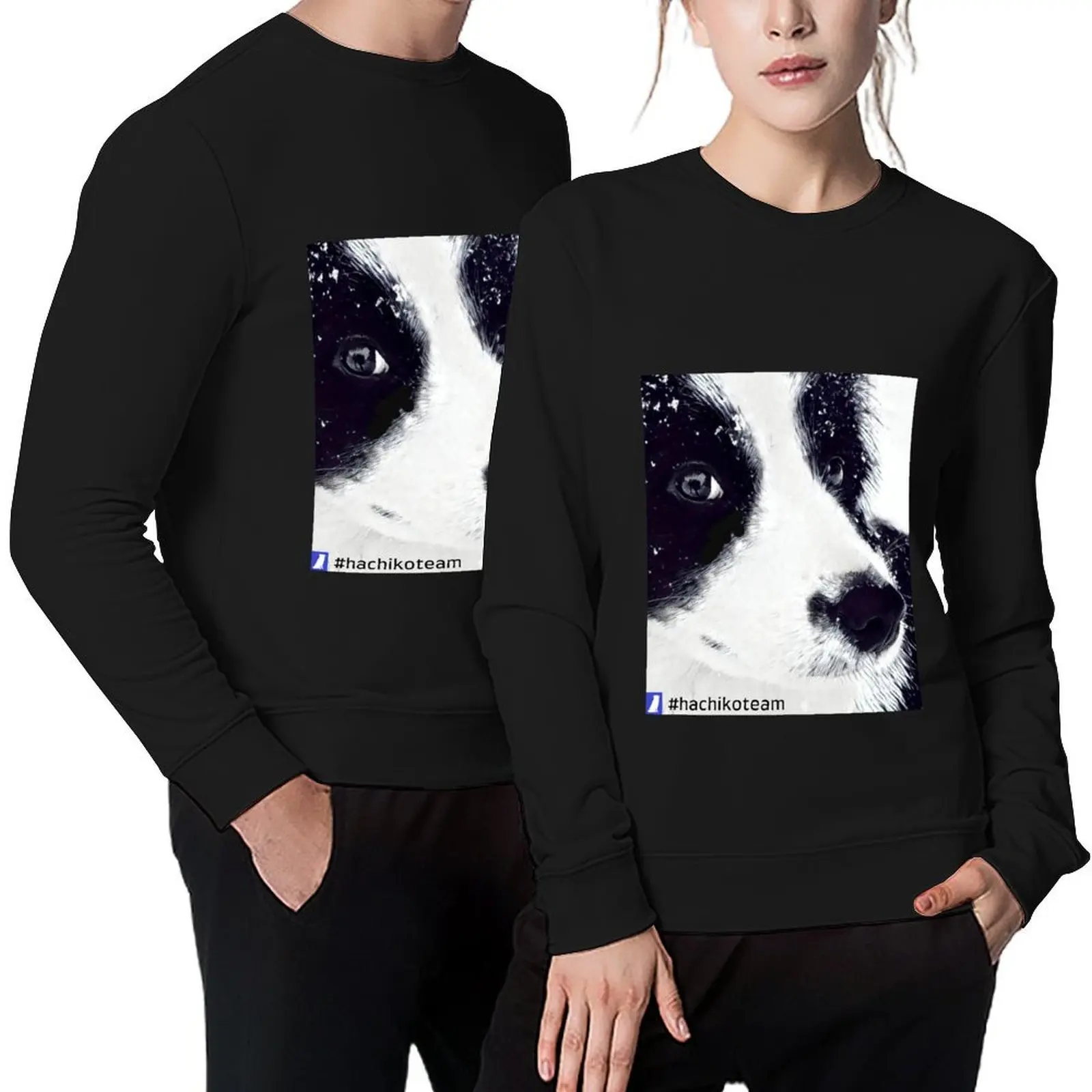 

Nice border collie dog hachikoteam Pullover mens clothing mens clothes men's winter sweater men's sweatshirt