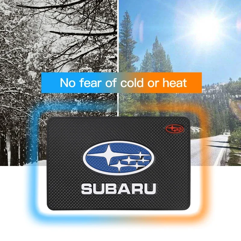 

PVC Car Dashboard Anti-slip Mat for Subaru WRX BRZ DRL XV STI Outback Legacy Forester Impreza Tribeca Phone Holder Non-Slip Pad